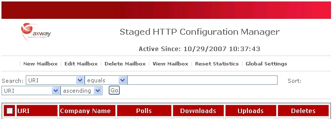 The Staged HTTP Configuration Manager.